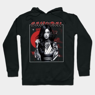 Elegant Samurai Beauty Hoodie